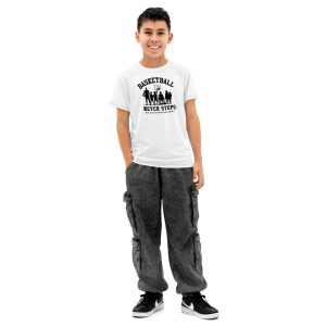 Youth cotton crew neck t-shirt