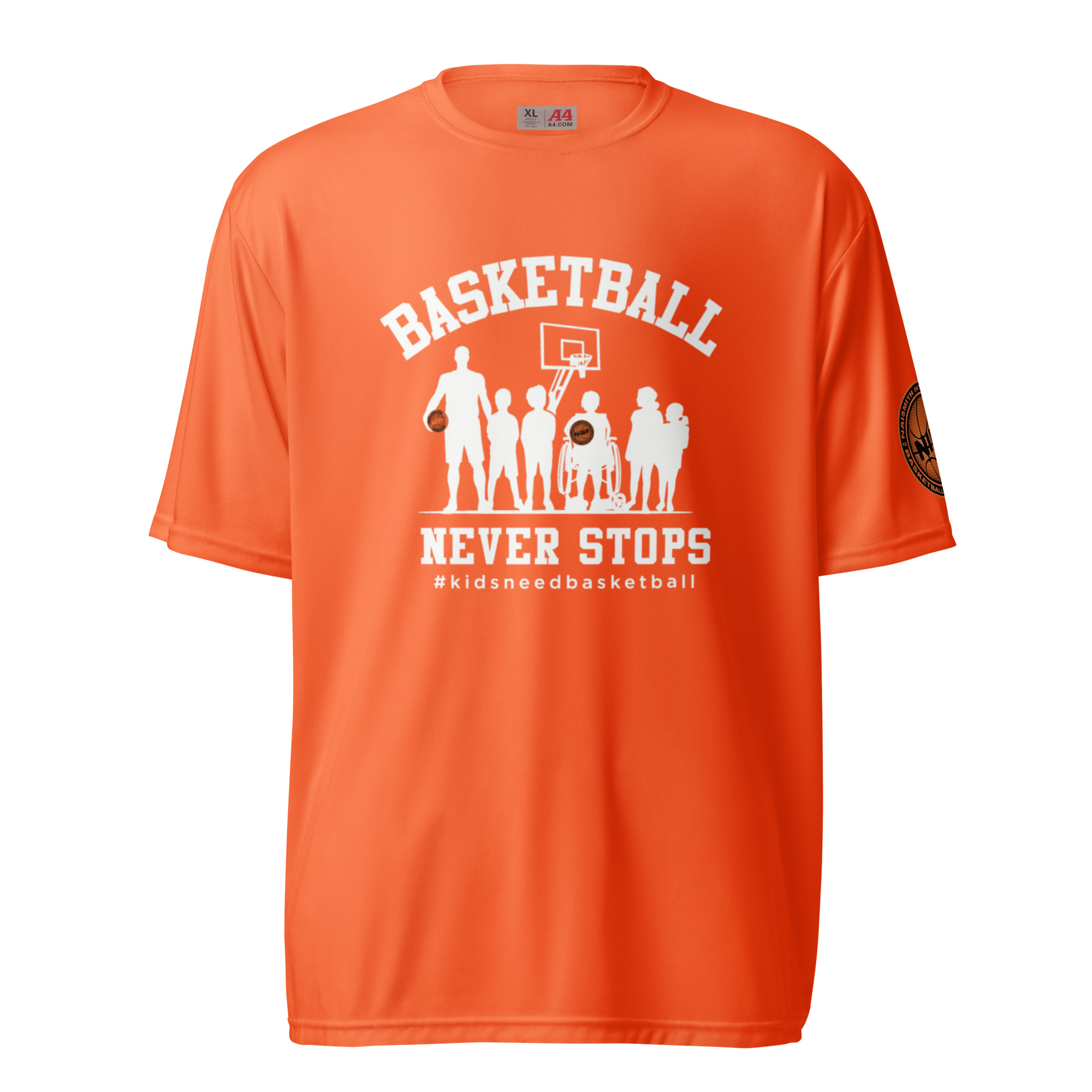 Unisex performance crew neck t-shirt - Image 2