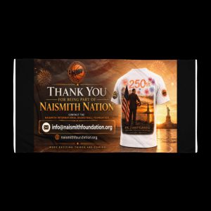 Naismith 250th Commemorative Thank You Towel